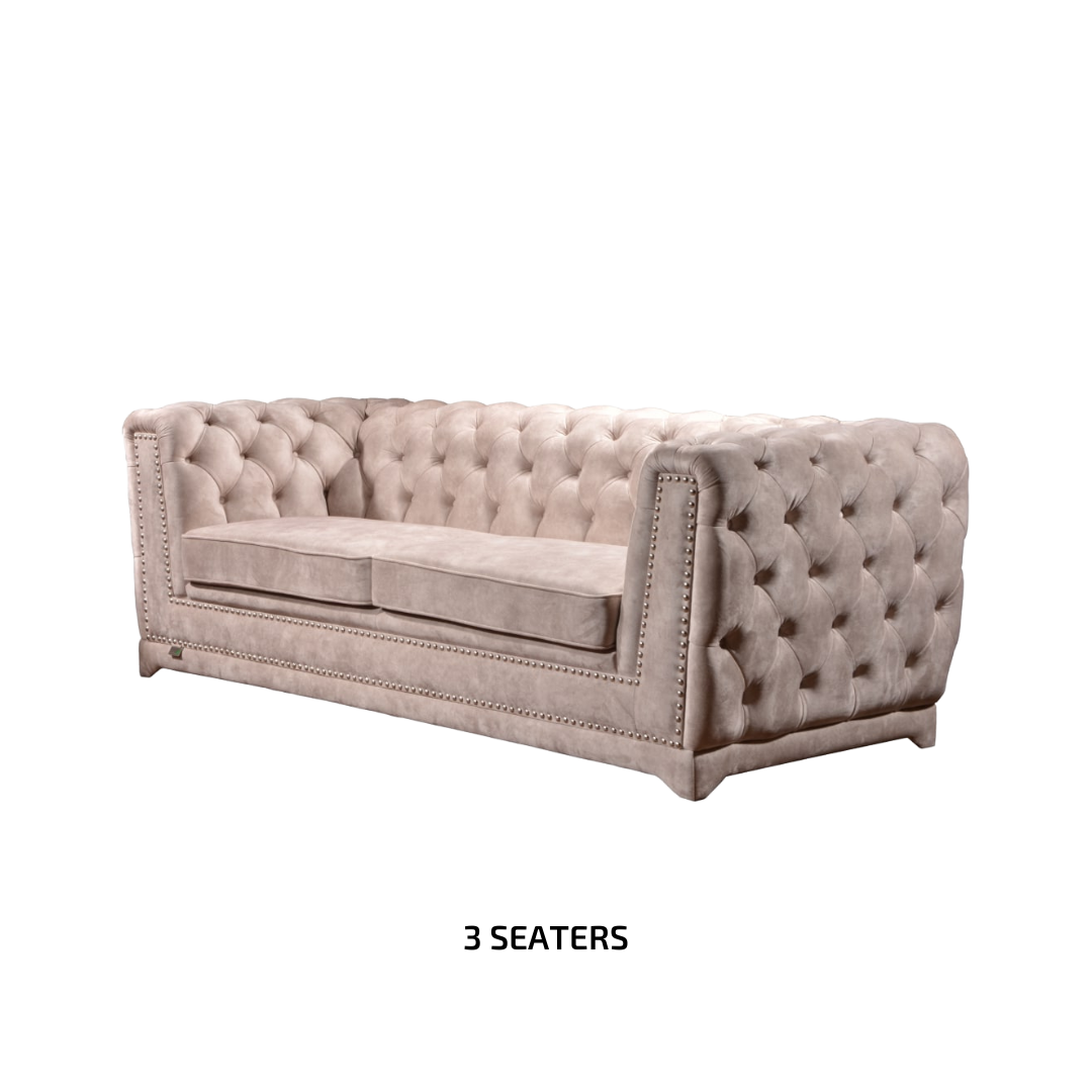 PRIMROSE Chesterfield Fabric Sofa